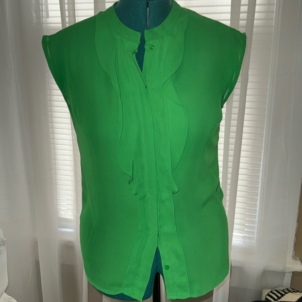 Green Worthington Blouse